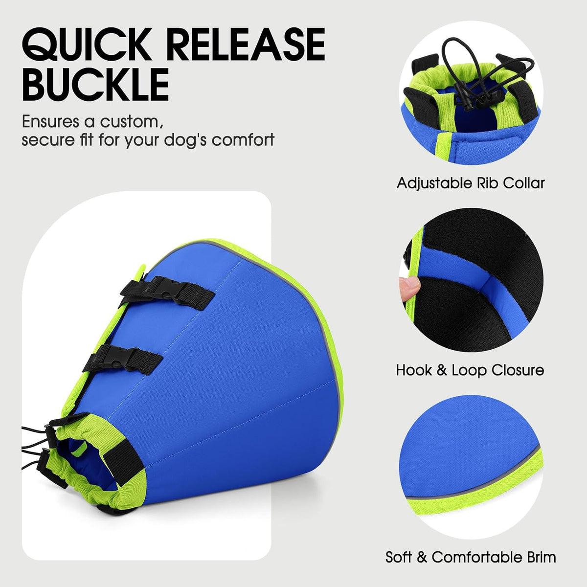 Sunfura dog cone alternative for post-surgery protection