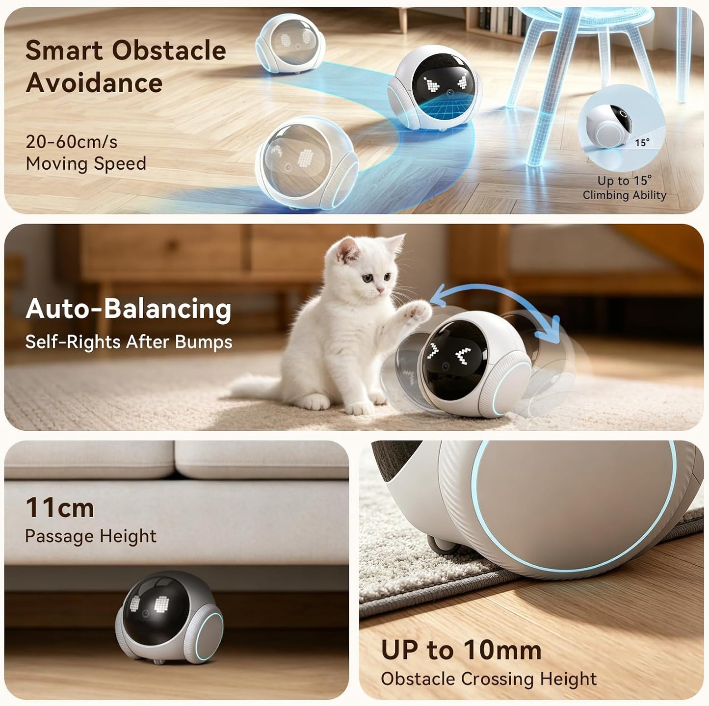 Vivideye pet camera box contents and accessories