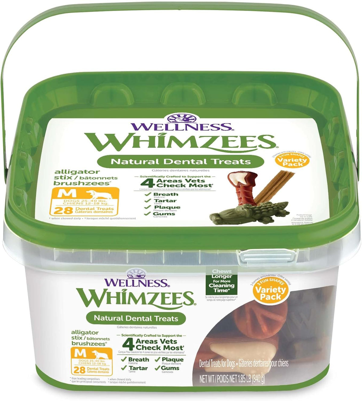 Wellness WHIMZEES Value Pack Natural Dog Dental Treat, Chews, Freshens Breath, Extra-Large Size, 64 oz Box, 15 Count - Image 13