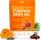 Crobirware cold pressed pumpkin seed oil softgels front view packaging