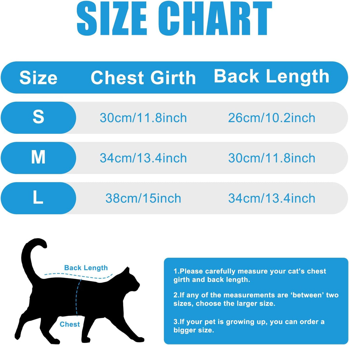 FEimaX Cat Recovery Suit for Spay Abdominal Wounds, Kitten Onesie Bodysuit with Zipper for Female and Male Cats After Surgery, Anti-Licking Pet Surgical Pajamas Long Sleeve Front Leg Prevent Shedding - Image 9