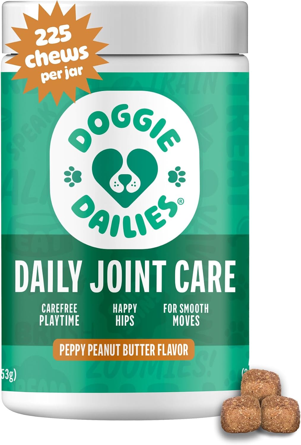 Doggie Dailies, Hip and Joint Supplement for Dogs, Glucosamine Chondroitin, Premium Hip and Joint Chews for Dogs All Breeds & Sizes, Dog Vitamins and Supplements, (Chicken) 225 Chews - Image 12