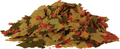 Back label of Tetra Goldfish Flakes showing ingredients