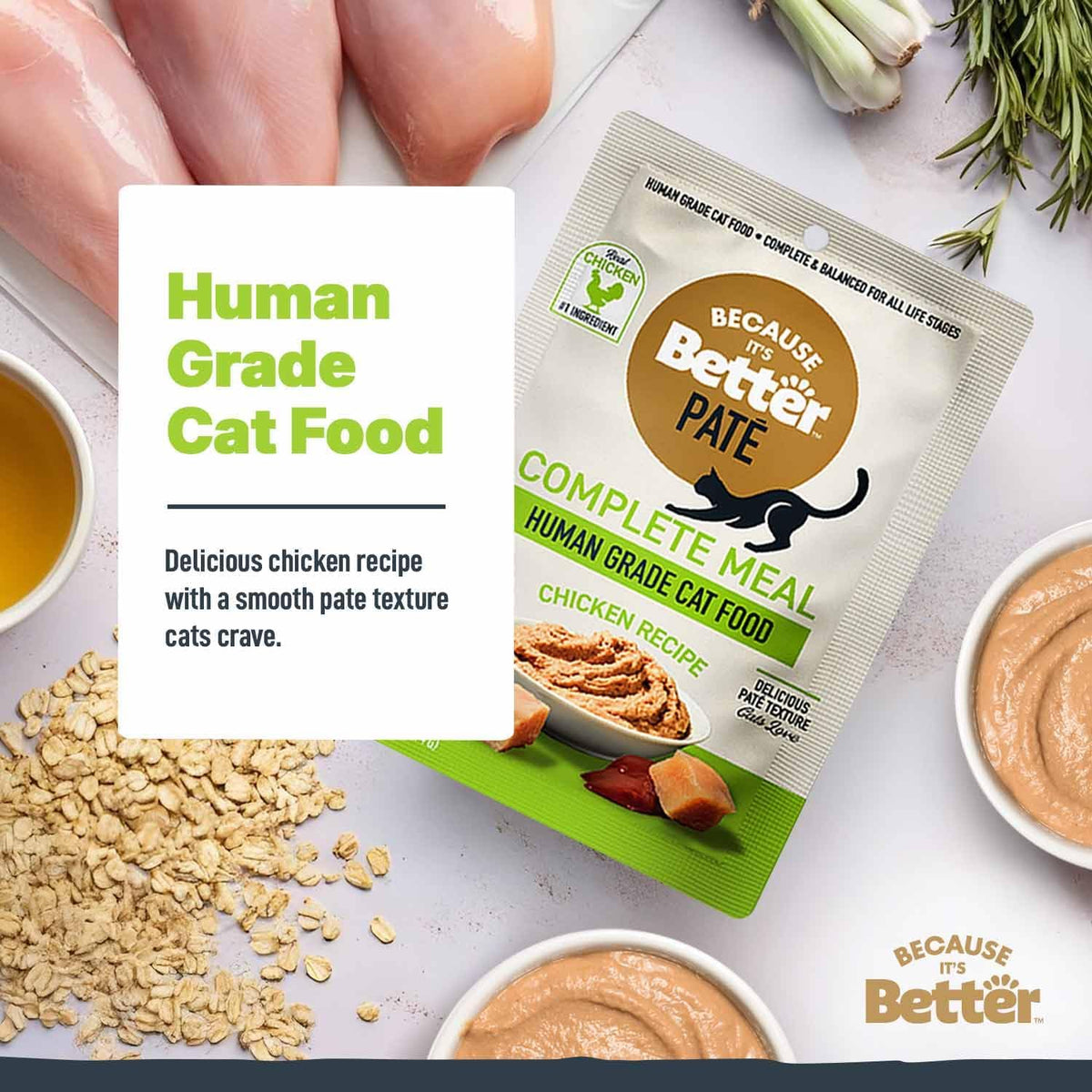 Authentic human grade pet food imported from the United States