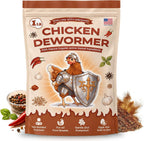 Natural Chicken Dewormer Powder, Chili Mix with Oregano for Poultry Supplement,16OZ - Image 1
