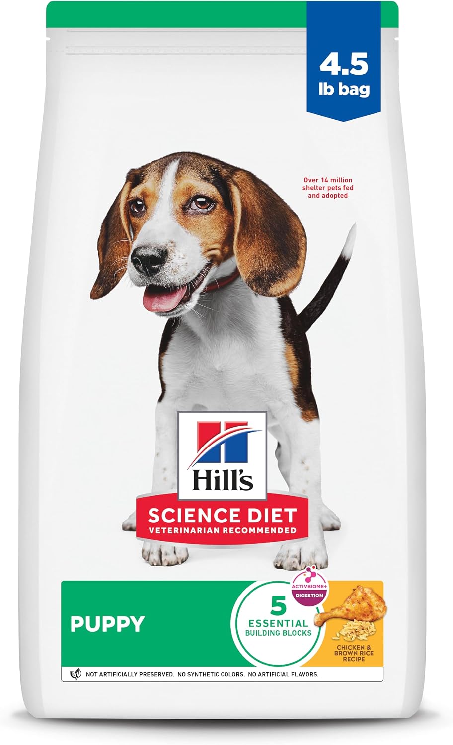 Hill's Science Diet Puppy Dry Dog Food, Lamb Meal & Brown Rice, 4 lb. Bag - Image 14