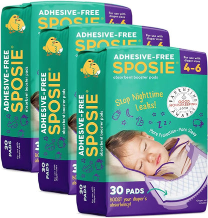 Select Kids Sposie Overnight Diaper Booster Pads front packaging view