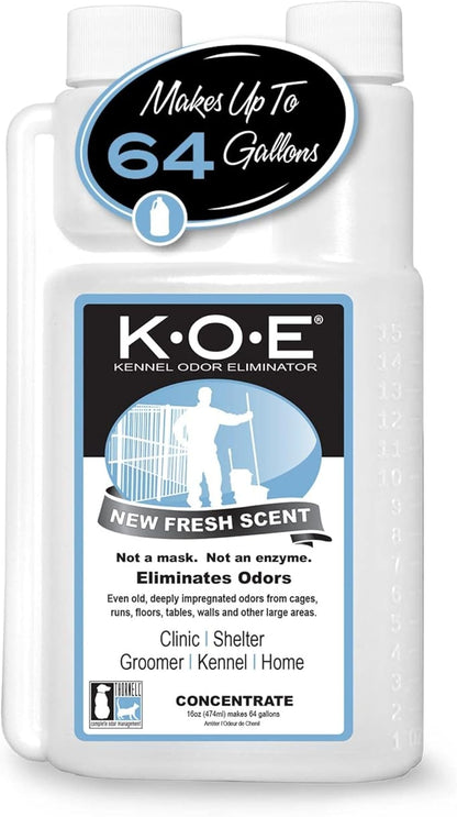 Odorcide K.O.E. Fresh Scent Odor Eliminator Concentrate - For Strong Odor on Cages, Floor, & More - Non-Enzymatic For Home & Dog Kennel - Home & Pet Supplies (1 Gal) - Image 13