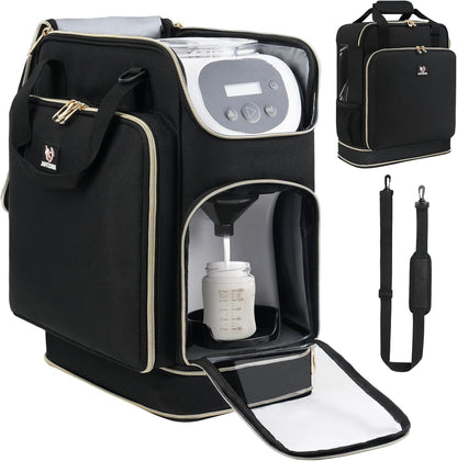 Jaffzora carrying case for baby brezza formula pro mini front view