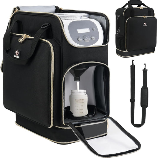 Jaffzora carrying case for baby brezza formula pro mini front view