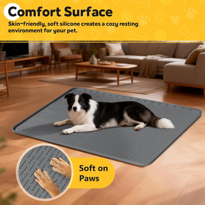 Non-slip texture detail of Bartuke pet kennel pad