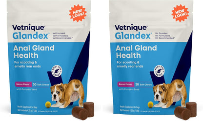 Vetnique Glandex Anal Gland Soft Chew Treats with Pumpkin for Dogs Digestive Enzymes, Probiotics Fiber Supplement for Dogs Boot The Scoot (Peanut Butter Chews, 60 Count) - Image 9