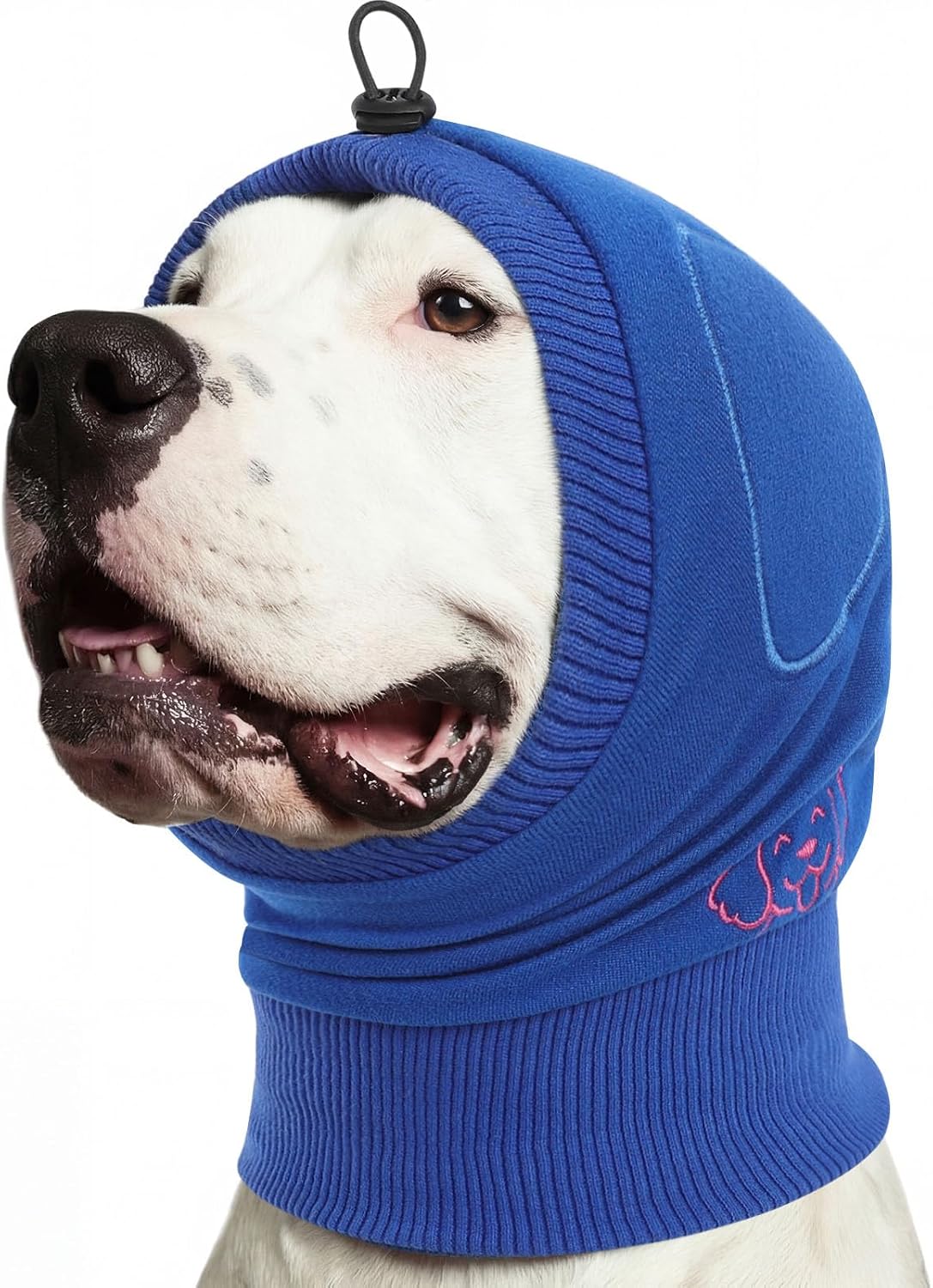 KOESON Adjustable Dog Calming Hoodie, No Shake Ear Wraps for Dogs with Sound-Absorbing Pads, Strechy & Soft Dog Ear Muffs Noise Protecion, Pet Head Covers for Thunder, Firework, Separation, Hematoma - Image 10