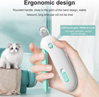 Packaging of authentic USA imported YOOIU cat nail clipper on a white background