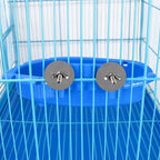 Bird Bath for Cage with 3 Balls Bird Tub Bowl Basin Hanging Birdbath Toy Pet Parrot Cage Budgie Accessories Shower Parakeet Cockatiel Water Shower Box Food Feeder Holder Tray Bird Cage Accessories - Image 3