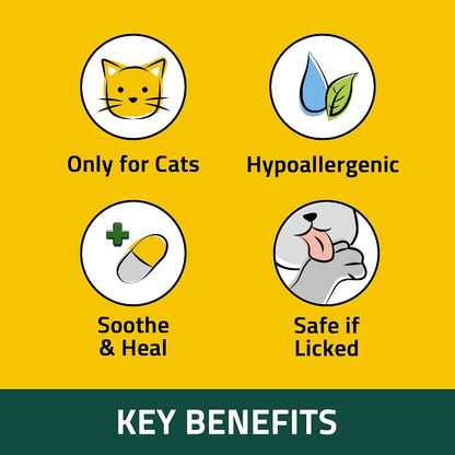 Ceramide boosted cat skin ointment for hot spots and rashes