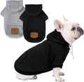 Baobicute two pack dog hoodie sweaters front view showcase