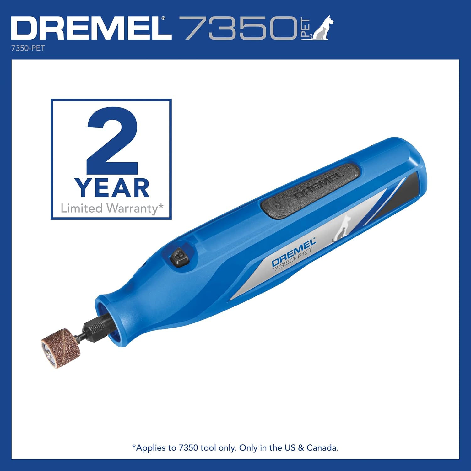 Packaging of Dremel 7350-PET imported pet grooming kit