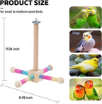 Jons Nty poplar bird swing set close up