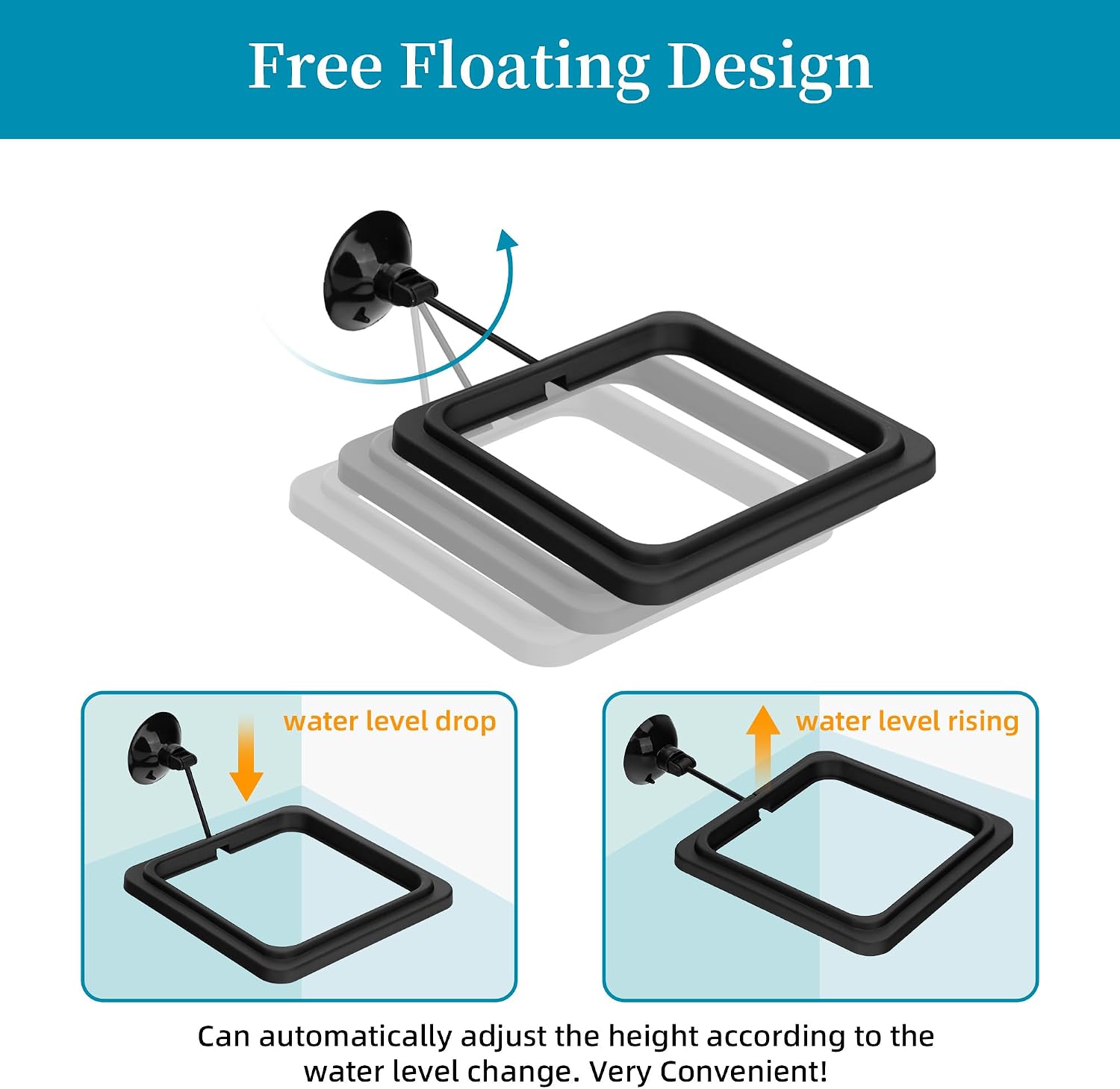 Close up of the durable polypropylene material and three point five centimeter suction cup mechanism.