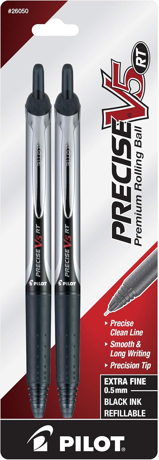 Pilot liquid ink precision rollerball pens in original packaging