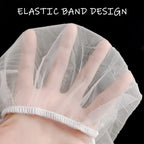Adjustable elastic skirt showing stretch and flexibility
