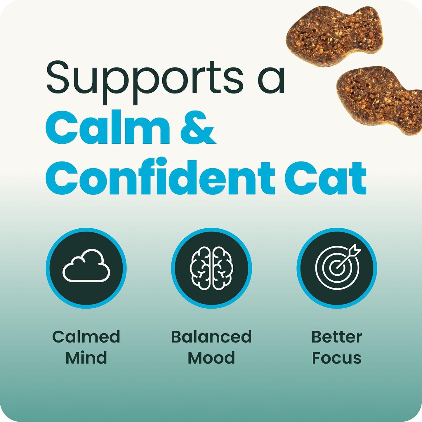 VetriScience anxiety supplement package showing colostrum calming complex ingredients for cats