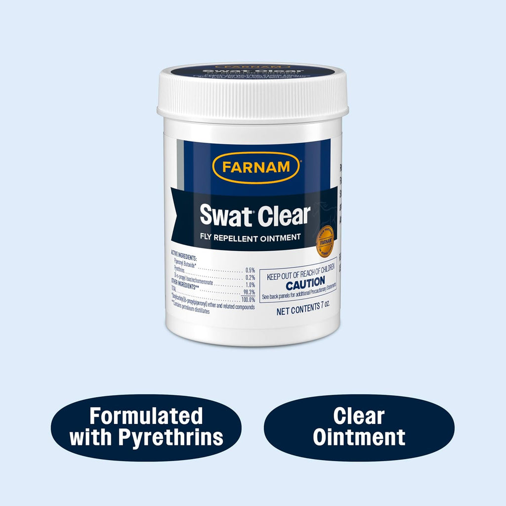 Farnam Swat fly repellent ointment ingredient panel view