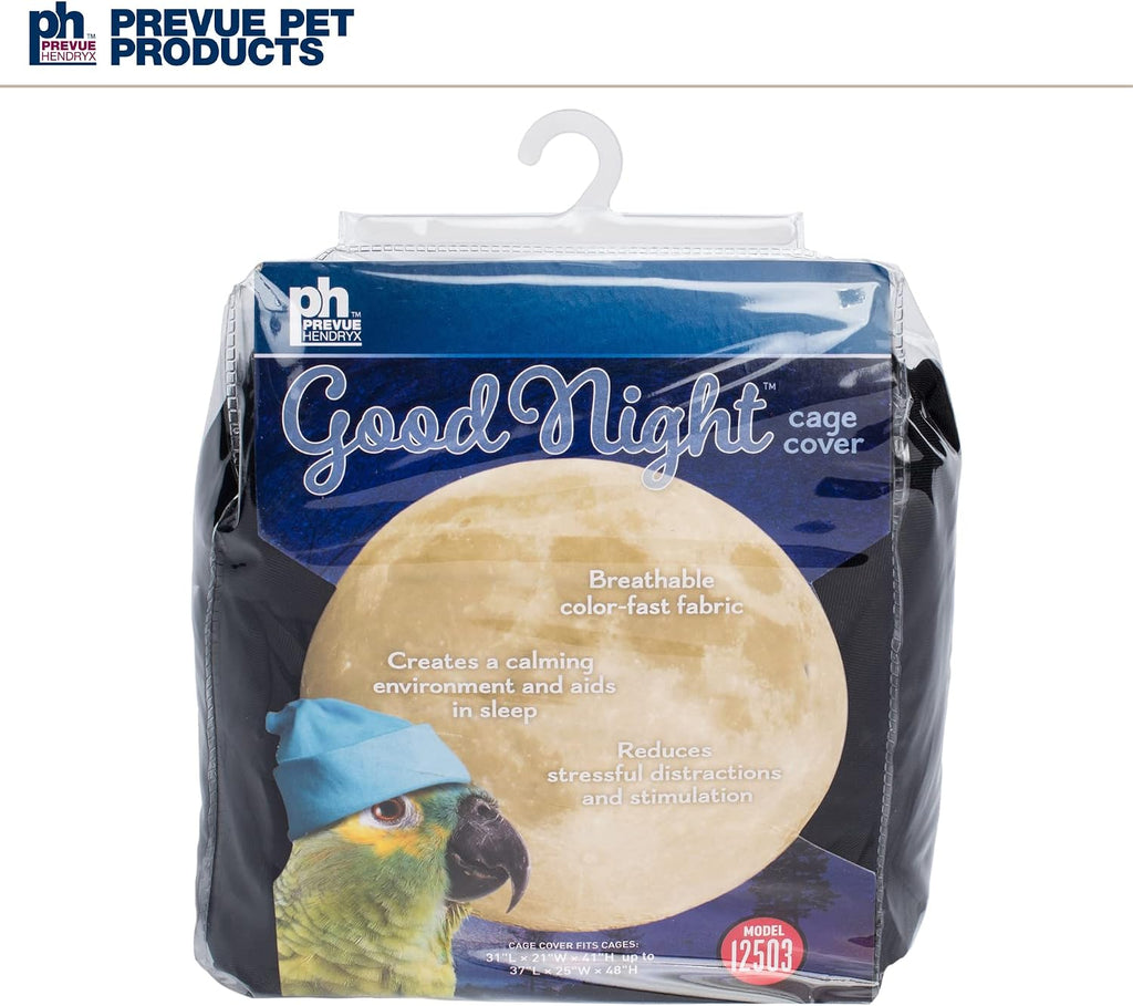 Front flap mechanism of Prevue Good Night bird cage cover