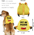 Vamsii self carrier puppy saddle bag showing adjustable quick release straps