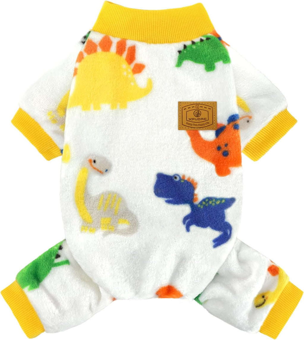XPUDAC Dog Pajamas Fleece Dog Sweaters for Small Medium Dogs Girl Boy Soft Warm Winter Pet Clothes for Doggie Winter Christmas(Small) - Image 9