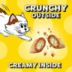Four pack bundle of low calorie kitten rewards for healthy brain development