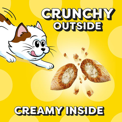Four pack bundle of low calorie kitten rewards for healthy brain development
