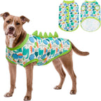 UPF 50+ Sun Protection Dog Shirt - Sleeveless Cooling Vest for Large Dogs Boy, Quick-Dry Pet T-Shirt with Funny Dinosaur Horns, UV Protective Breathable Dog Clothes U-COSBX01L - Image 13
