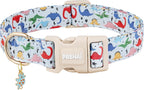 PREHAI Pink Strawberry Dog Collar Sweet Spring Summer Collars with Cute Strawberries Pattern for Female Girl Small Medium Large Dogs S - Image 9
