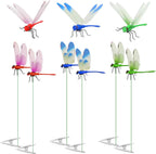 Fluencara dragonfly clip bug repellent six pack front view showcasing realistic insect details