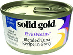 Solid Gold Wet Cat Food Variety Pack - Pate & Shreds in Gravy - Healthy Canned Cat Food Pate w/Real Chicken, Tuna, Mackerel & Sardine - Grain Free & Gluten Free Can Meals for Cats & Kittens - 12ct/3oz - Image 14