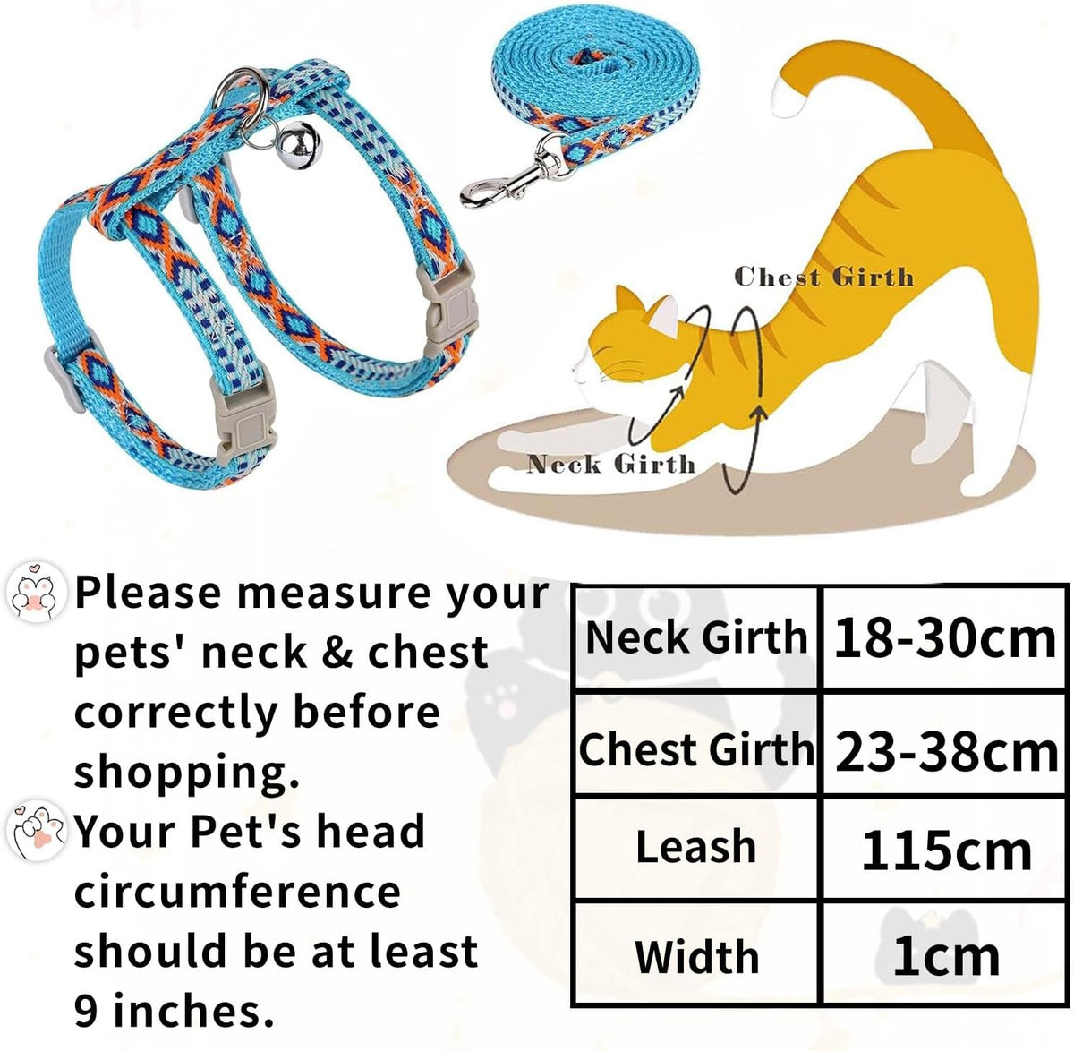 Adjustable quick release buckle detail on cat harness