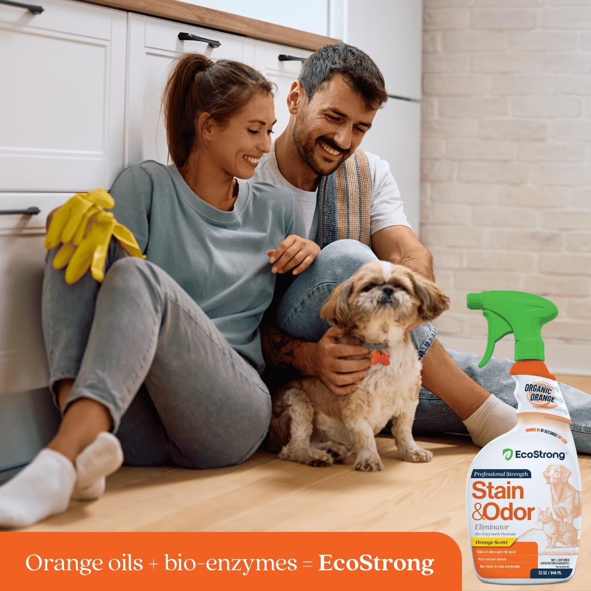 Eco Strong pet odor neutralizer for dog kennels