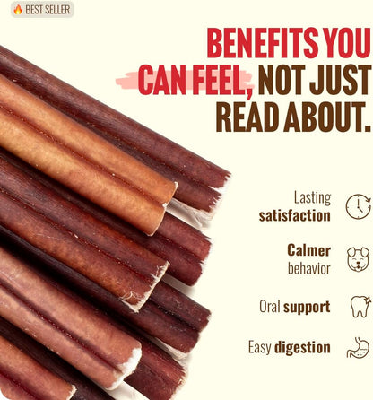 Natural Farm twenty five count bag of long lasting bully sticks