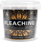 Lazibudgha Professional Hair Bleach Powder five hundred gram tub front view showcase.
