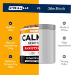 Dog calming chews for separation anxiety and storm stress relief