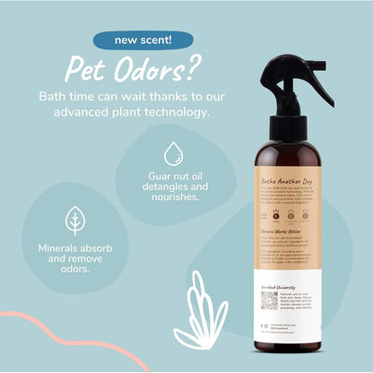 Kin+Kind Almond and Vanilla dog spray packaging