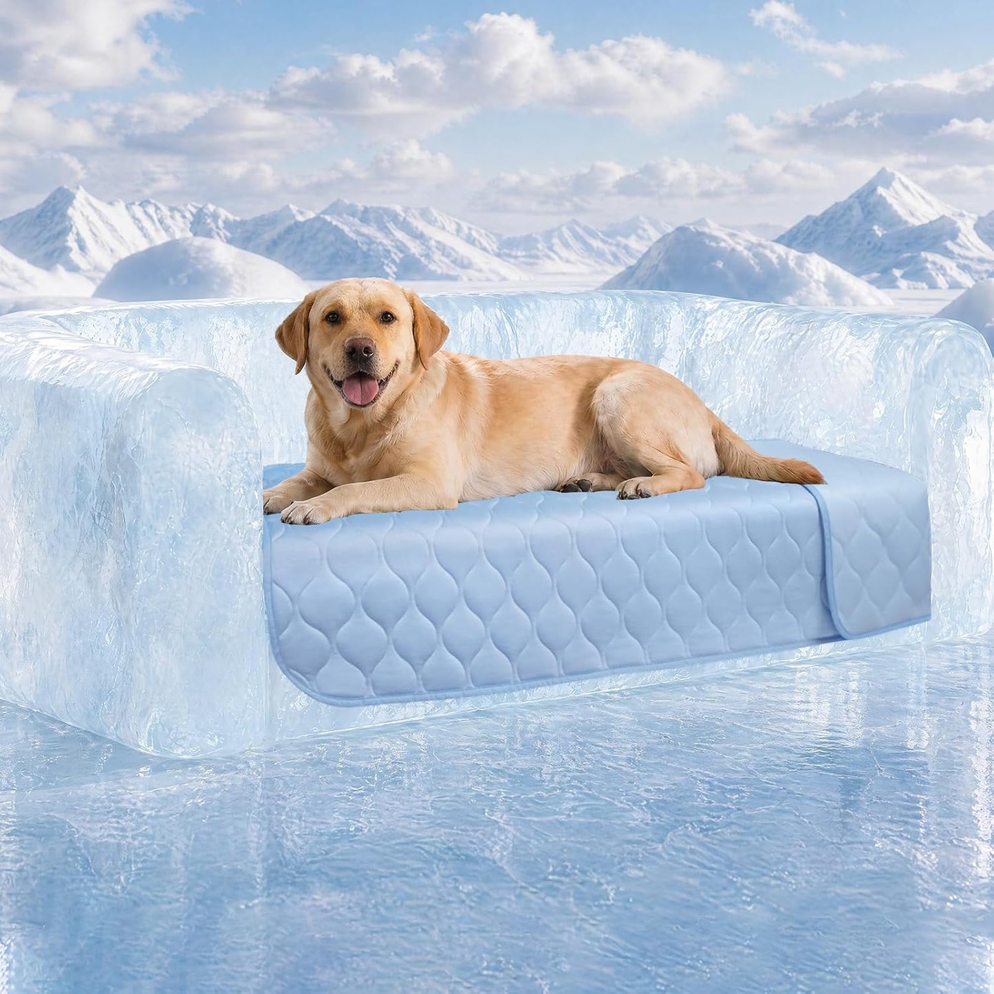 Luciphia Waterproof Cooling Mat for Dogs Couch Cover Q-MAX>0.5, Leakproof Pet Pad Non-Slip Throw Blanket for Cat Puppy Crate Bed Protector Outdoor (Cloud Grey, 30x40 inches) - Image 12