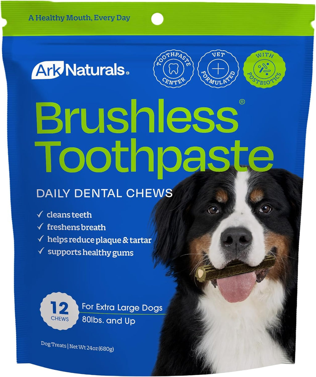 Ark Naturals Brushless Toothpaste, Dog Dental Chews for Medium Breeds, Freshens Breath, Helps Reduce Plaque & Tartar, 18oz, 1 Pack - Image 10