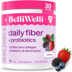 Belli Welli Fiber Supplement Powder with Prebiotics for Digestive Health and GLP-1 Support, Soluble Fiber for Gut Health & Debloat, Keto, Gluten Free, 16 Servings (1 Pack) Strawberry Lemonade - Image 14