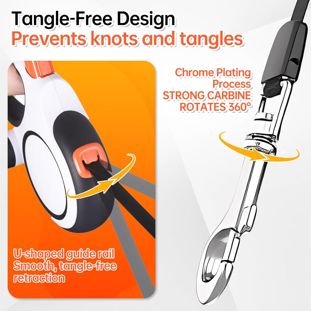 Close up of Lulupet 360 degree tangle free chrome hook