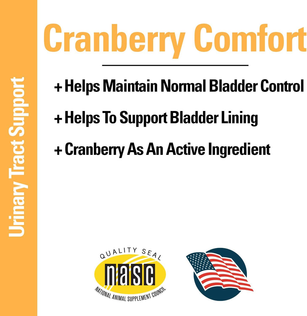Authentic Vet Classics Cranberry Comfort supplement weight dosage and feeding directions instructions