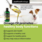 JustFoodForDogs vegan marine microalgae oil for dog joints