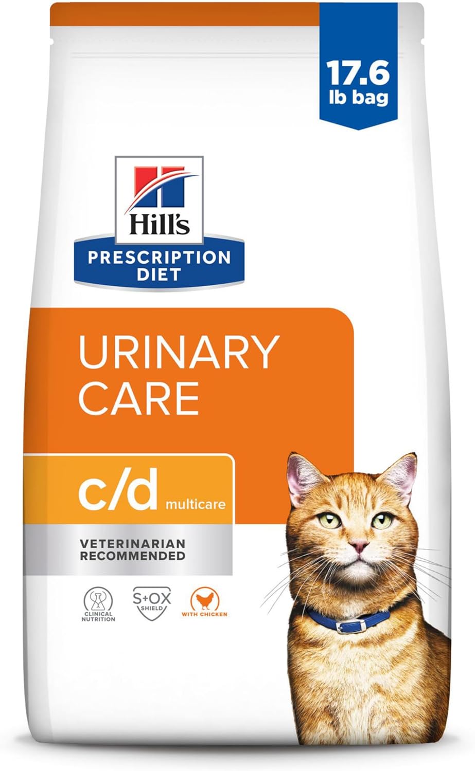 Hill's Prescription Diet c/d Multicare Urinary Care Dry Cat Food, Chicken, 4 lb. Bag - Image 14